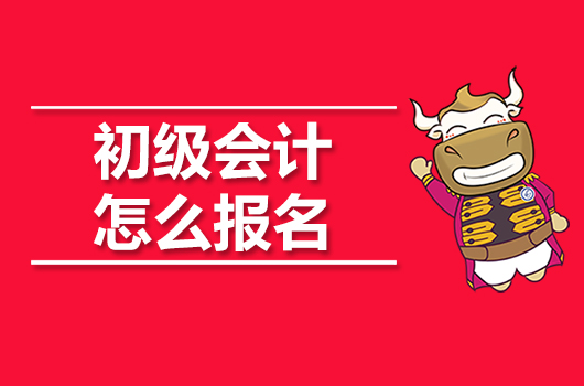 初级会计怎么报名