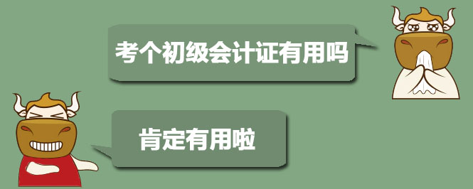 考个初级会计证有用吗