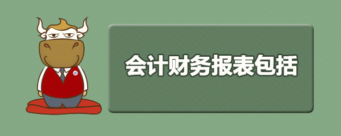 会计财务报表包括