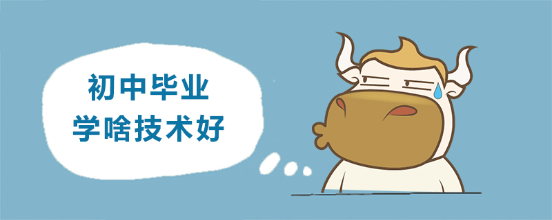 初中毕业学啥技术好