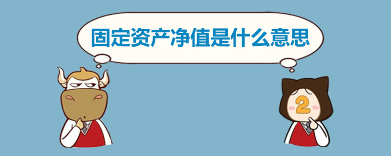 固定资产净值是什么意思