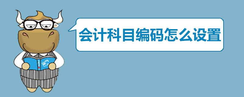 会计科目编码怎么设置
