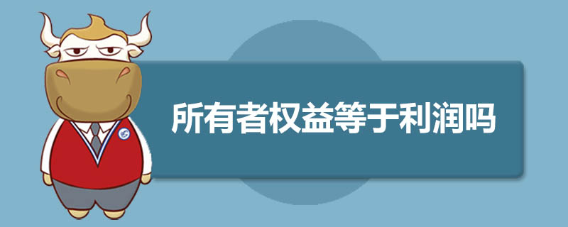 所有者权益等于利润吗