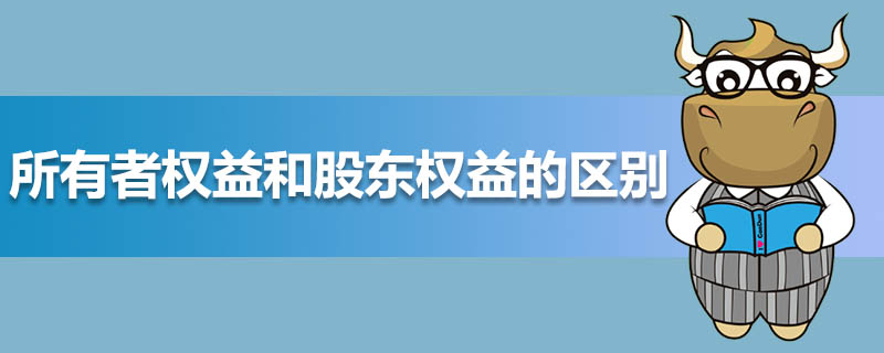 所有者权益和股东权益的区别